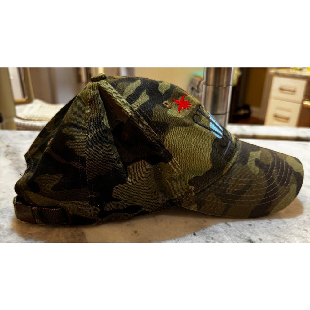 Vintage Space Ibiza Club Camo Hat Y2K Rave Culture Collector Piece 2000s - Picture 4 of 9